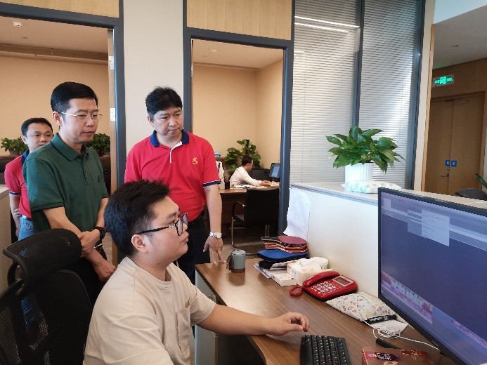 集团副总经理周少波到子公司实地调研